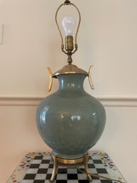 Vintage Oriental Table Lamp. 29' Tall