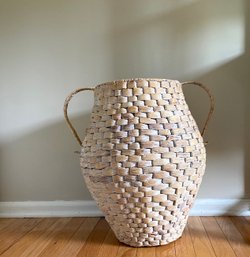 Woven Vessel Shape Basket