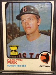 1973 Topps Carlton Fisk - K