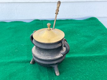 Cast Iron Fireplace Pot