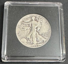 1942-D Walking Liberty Silver Half Dollar