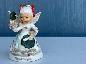 Small March Angel Figurine