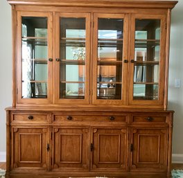 Heirloom Breakfront With Display Cabinet Top