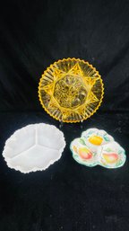 Misc Lot Of Glass Dishes
