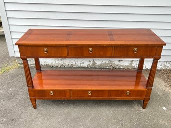 Solid Cherry Server Table By John Widdicomb