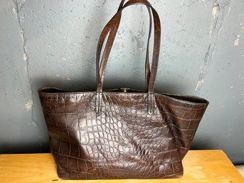 Brooks Brothers Genuine Reptile Leather Bag