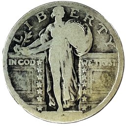 Dateless Standing Liberty Silver Quarter (90 Silver)