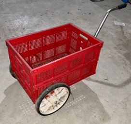 Vintage Red Cart