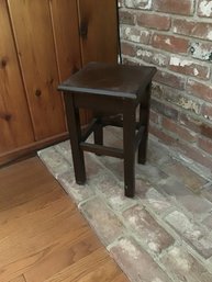 Square Wooden Stool