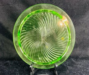 Uranium Glass Dish