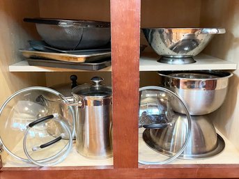 Stainless Steel Cookware And More - NOTE:  Glass Lids Not Included