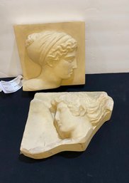 Decorative Greek Style Fragmentary Heads