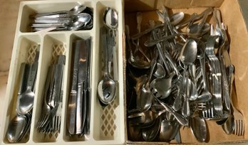 Large Lot Of Everyday Silverware