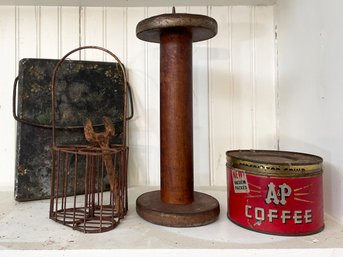 A Group Of Vintage Decor