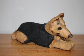 Vintage 1950s Rin Tin Tin German Shepherd Stuffed Animal