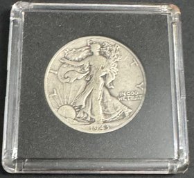 1943-D Walking Liberty Silver Half Dollar