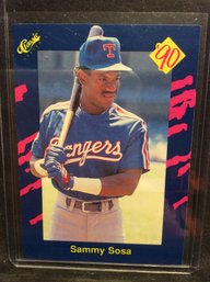 1990 Classic Sammy Sosa Rookie Card - K