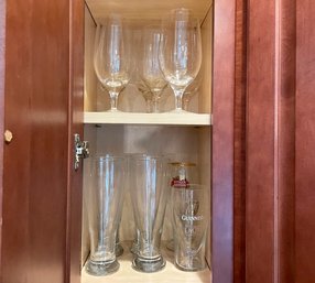 Pilsner And Wine Glasses