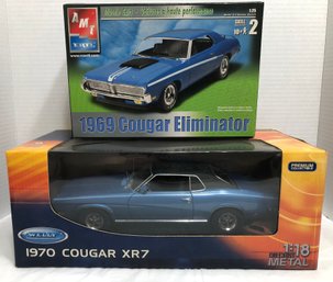 Two Cougar Models - One Not Put Together - Parts Sealed