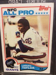 1982 Topps Lawrence Taylor Rookie Card - K