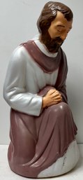 Vintage Plastic Lighted Christmas Blow Form - Joseph ONLY Nativity Scene - 27.5 X 12 X 12 - Indoor Outdoor
