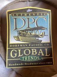 NOS Dorfman Pacific Co. Handmade Headwear Fishing Bucket Hat