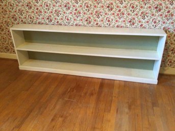 Long White Bookshelf