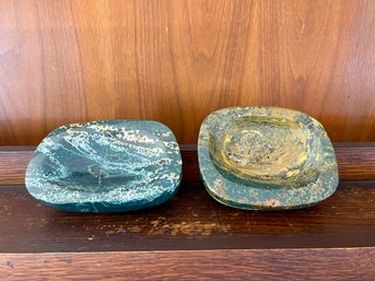 Ocean Jasper Bowls - 3 Lb 0.1oz & 2 Lb 14.3oz