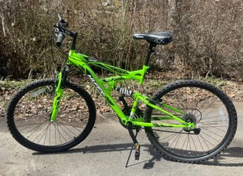 Huffy 26' Rock Creek Kolo 5200 Dual Suspension Hi-Tensteel 18' Mountain Bike-shimano Equipped-Serviced