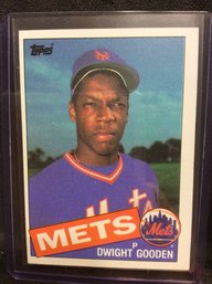 1985 Topps Dwight Gooden Rookie Card - K