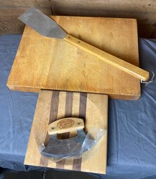 Two Wooden Cutting Boards