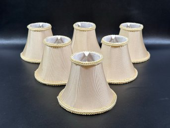 A Set Of Six Classic Bell Shades In Neutrally-Toned Fabric
