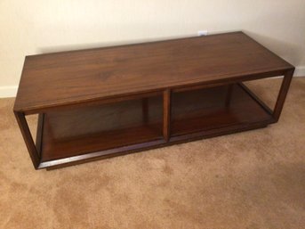 Mid Century G Fox Coffee Table With Wheels