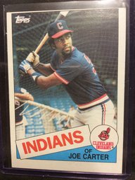 1985 Topps Joe Carter Rookie Card - K