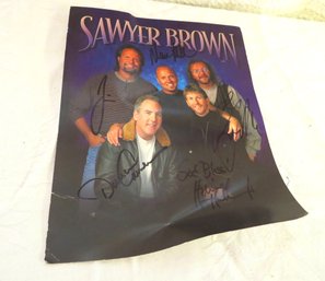 Sawyer Brown Band Signed Photo