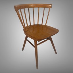 Straight Chair In The Style Of George Nakashima Mid Century