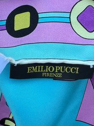 Emilio Pucci Multicolored Silk Scarf