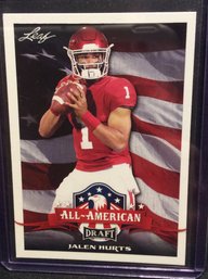 2020 Leaf All American Draft Jalen Hurts Rookie - K