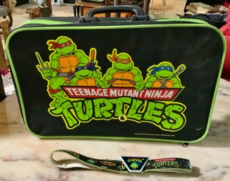 Vintage Ninja Turtle Childs Suitcase & Belt