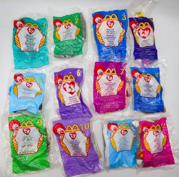 1998 McDonalds TY Beanie Babies Number 1-12