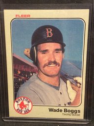 1983 Fleer Wade Boggs Rookie - K