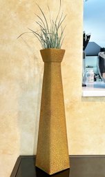 A Large Vintage Cast Vase