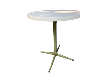 Round Mid Century Bistro Table