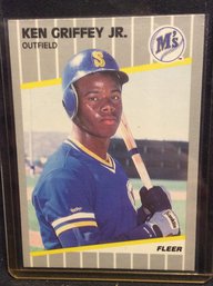 1989 Fleer Ken Griffey Jr. Rookie - K