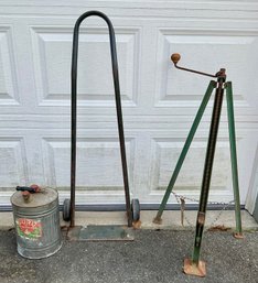 Trio Of Vintage Garage Items