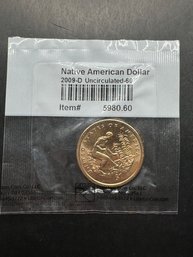 2009-D Uncirculated Native American Dollar In Littleton Package