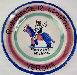 Ristorante Il Apostli, Verona Souvenir Plate