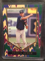 1995 Signature Rookies Promotional Set Derek Jeter Rookie Card 1 Of 30,000 - Y