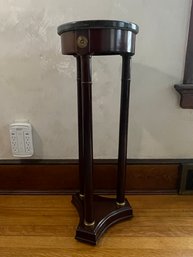 Bombay Marble Top Plant Stand