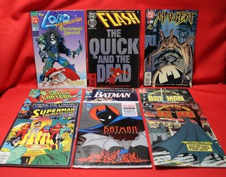 DC Comic Lot  Flash  Lobo  Man-Bat  Green Lantern  Batman  Superman